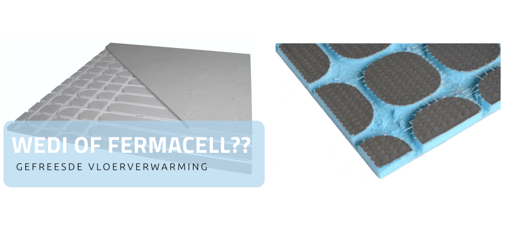 Gefreesde Vloerverwarming - Wedi & Fermacell